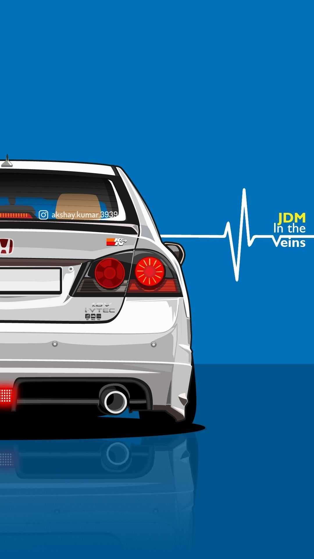 1080x1920 Honda JDM Wallpaper