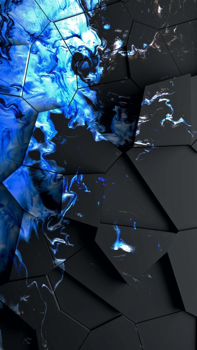 675x1200 Abstract Blue and Black Wallpaper. Papel de parede gráfico, Padrões de parede, Papel de parede terra