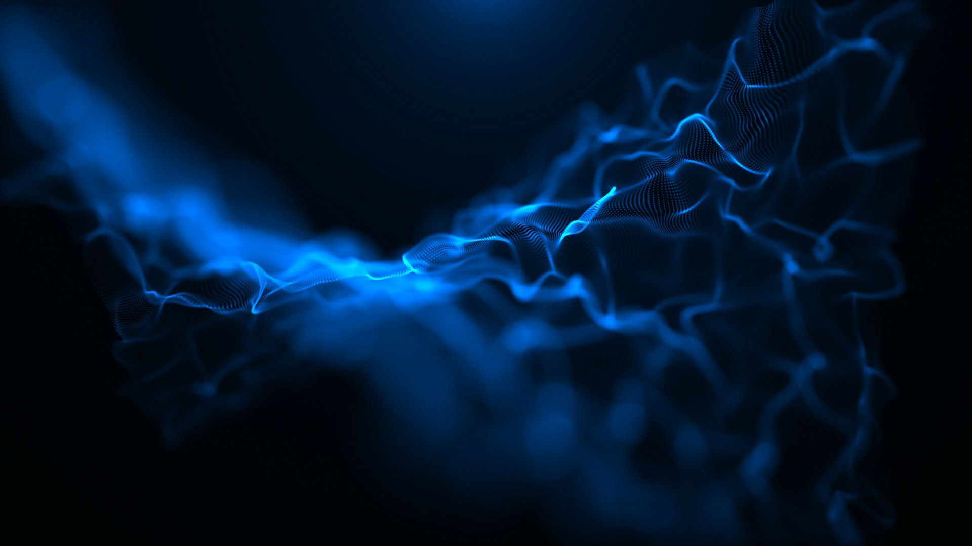1920x1080 HD Abstract Blue Waves: A Stunning Blue Energy Flowx1080