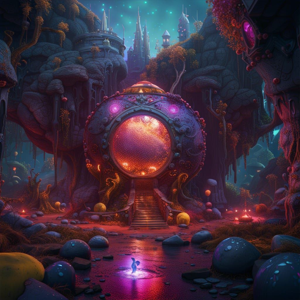 1024x1024 Underdark Spleen in Detailed Matte Painting