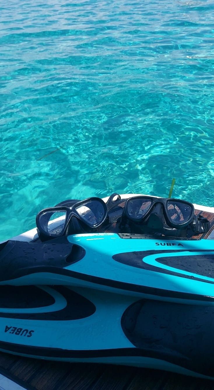 734x1339 Kayaking in the Clear Blue Waters. Snorkeling wallpaper, Water sports aesthetic, Blue jetski