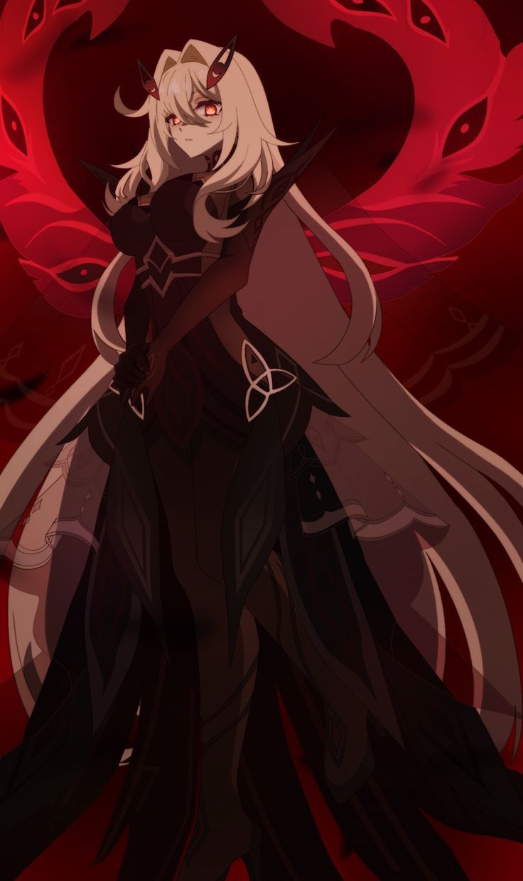 736x1240 Fire goddess demon slayer outfits. Ronova wallpaper 4k, Ronova genshin wallpaper, Ronova genshin impact