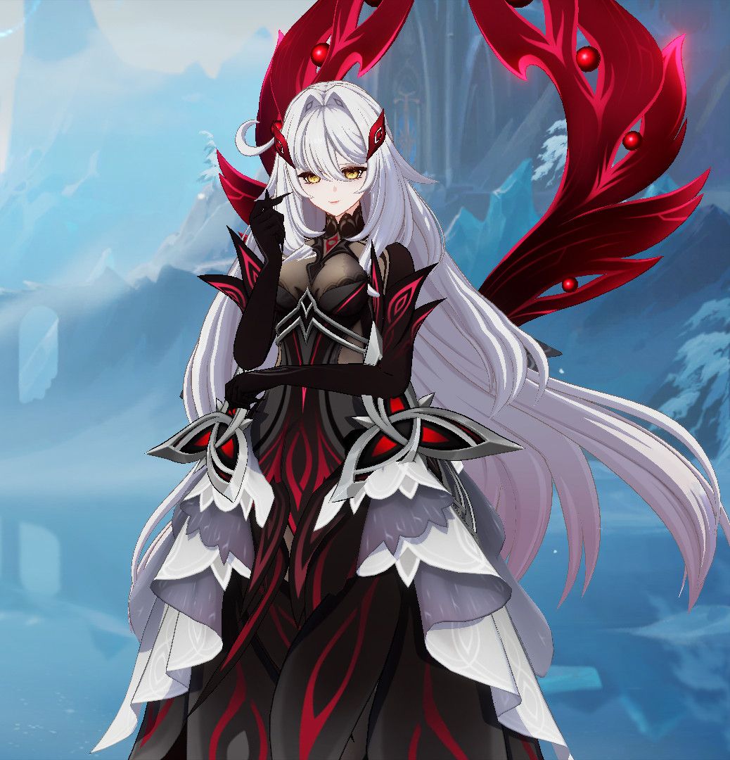 1038x1080 Ronova of Death (Arlecchino) Mod for Genshin Impact