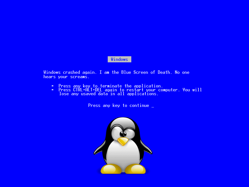 1024x768 Bsod's. Help Desk Stories and Advice