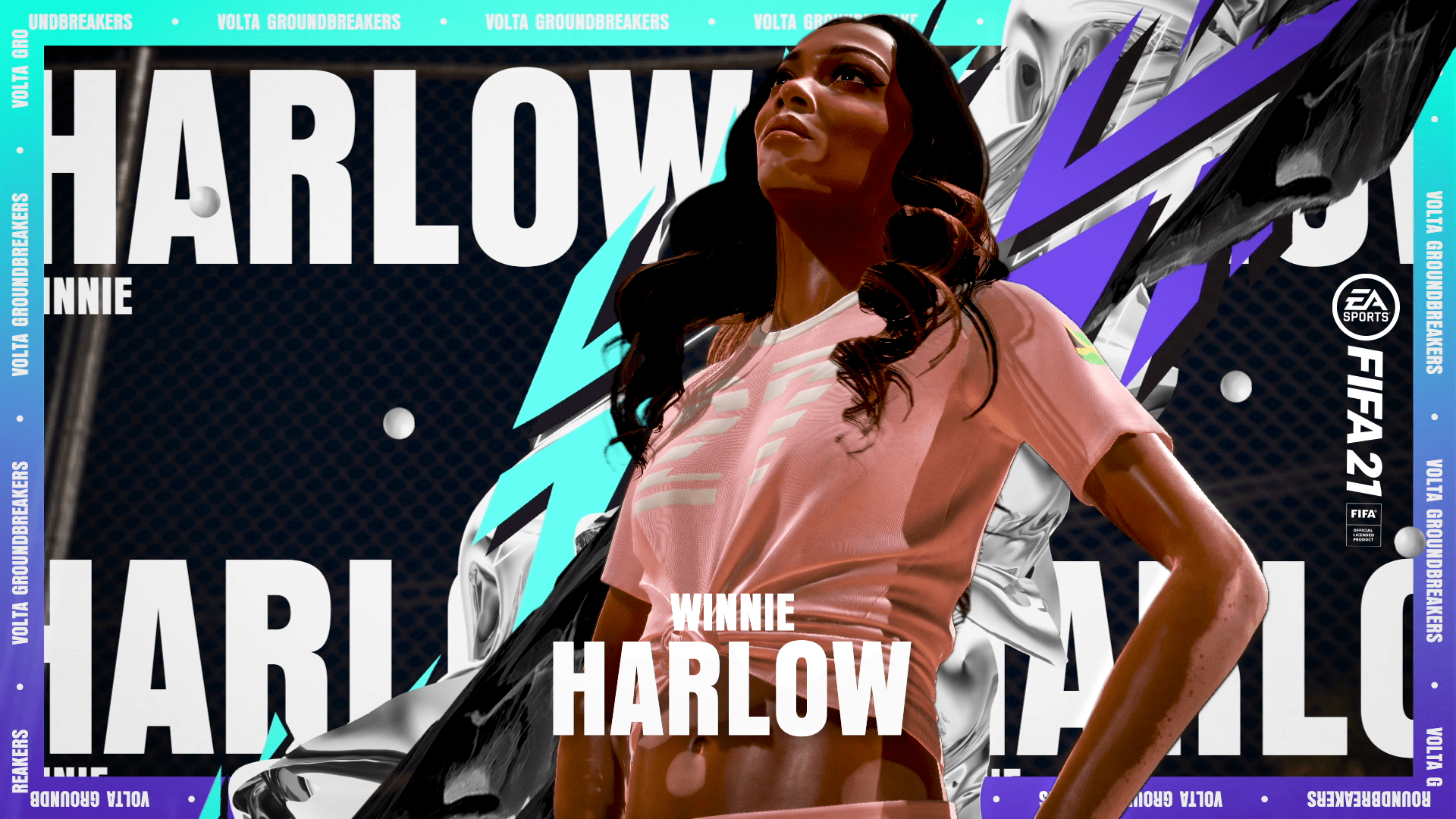 1920x1080 Fashion Model Winnie Harlow Joins 'FIFA 21's VOLTA FOOTBALL Mode