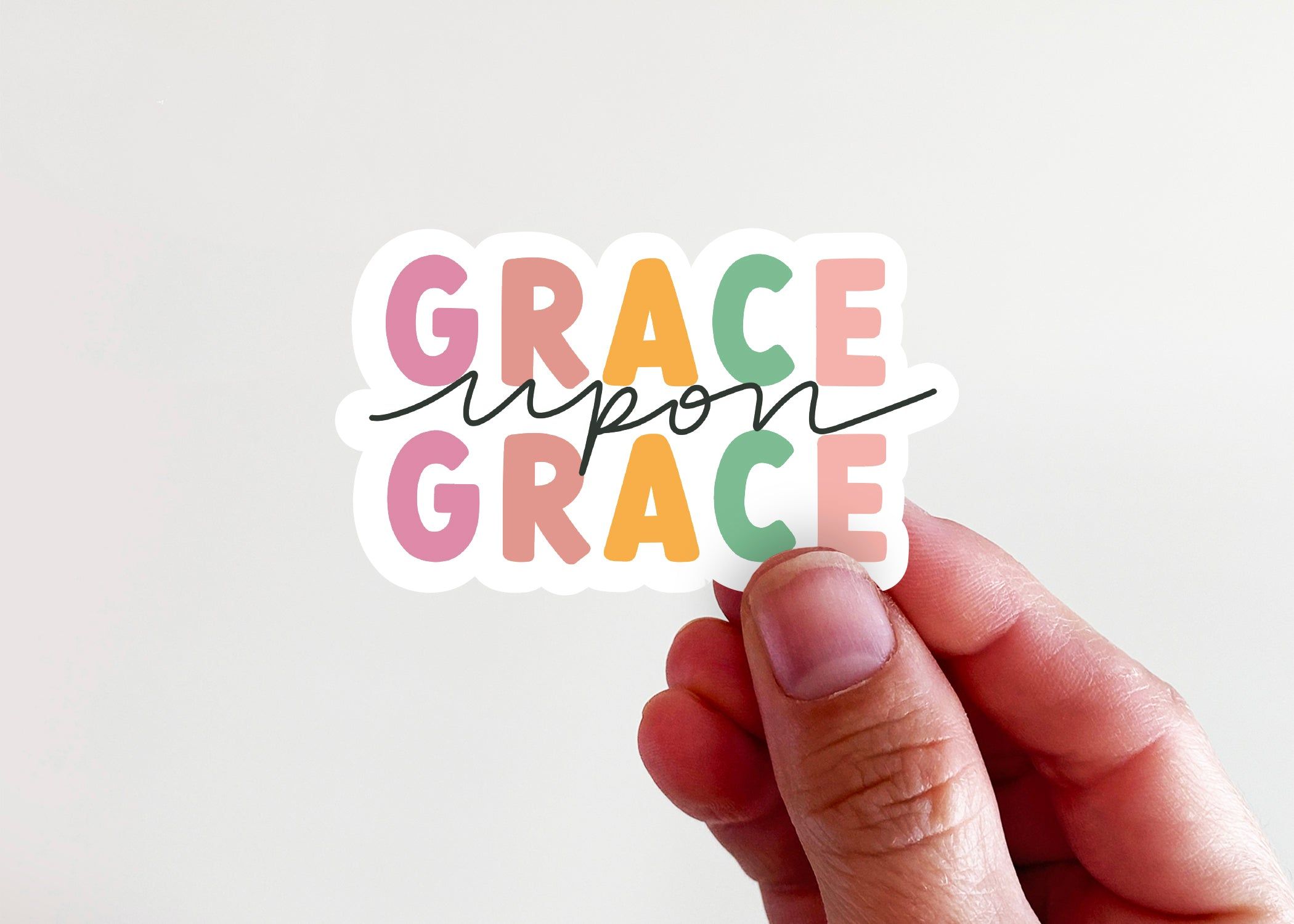 2100x1500 Grace Upon Grace Sticker