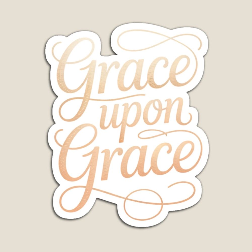 1000x1000 Grace Upon Grace Canvas Print