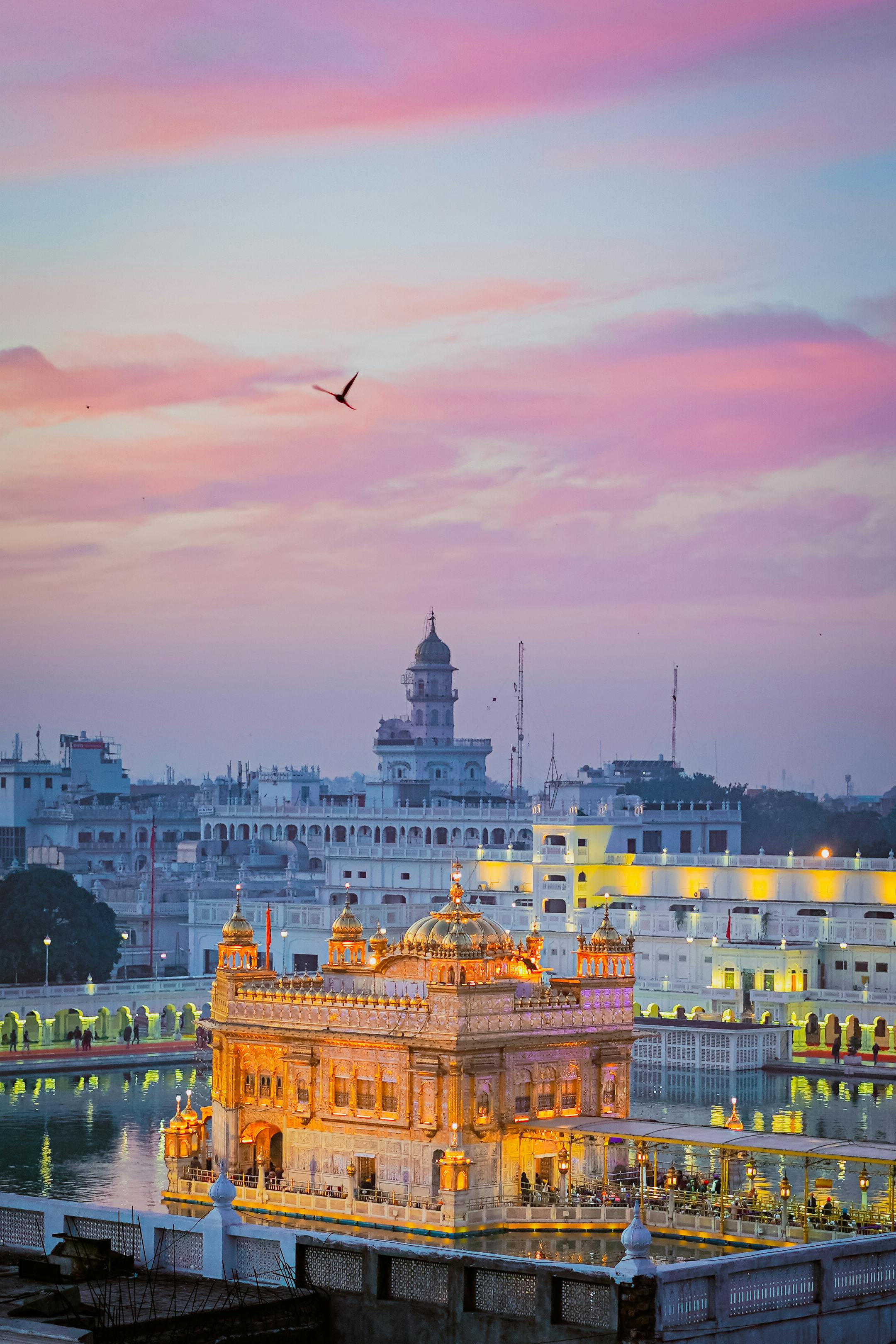 2160x3240 Golden Temple iPhone Wallpaper