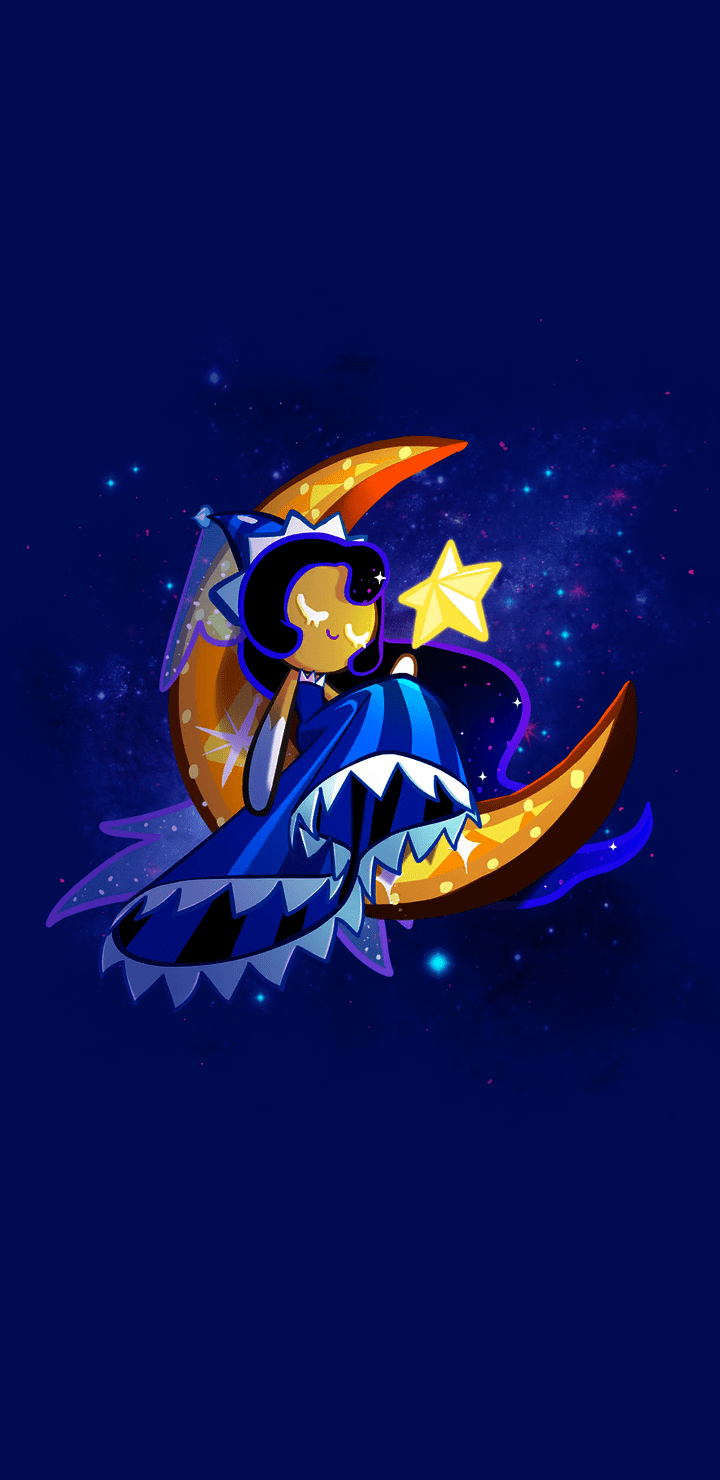 720x1480 Moonlight Cookie Wallpaper