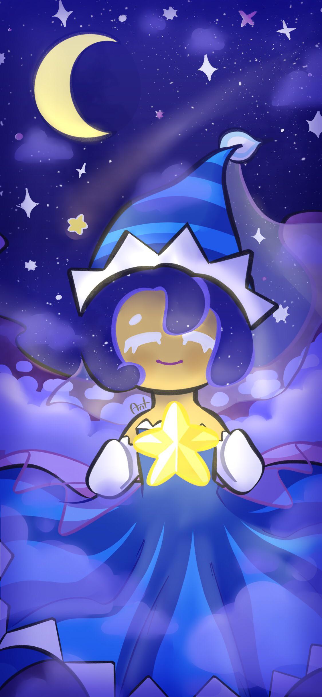 1125x2436 Free to Use Moonlight Cookie Wallpaper since I pulled her Yesterday!