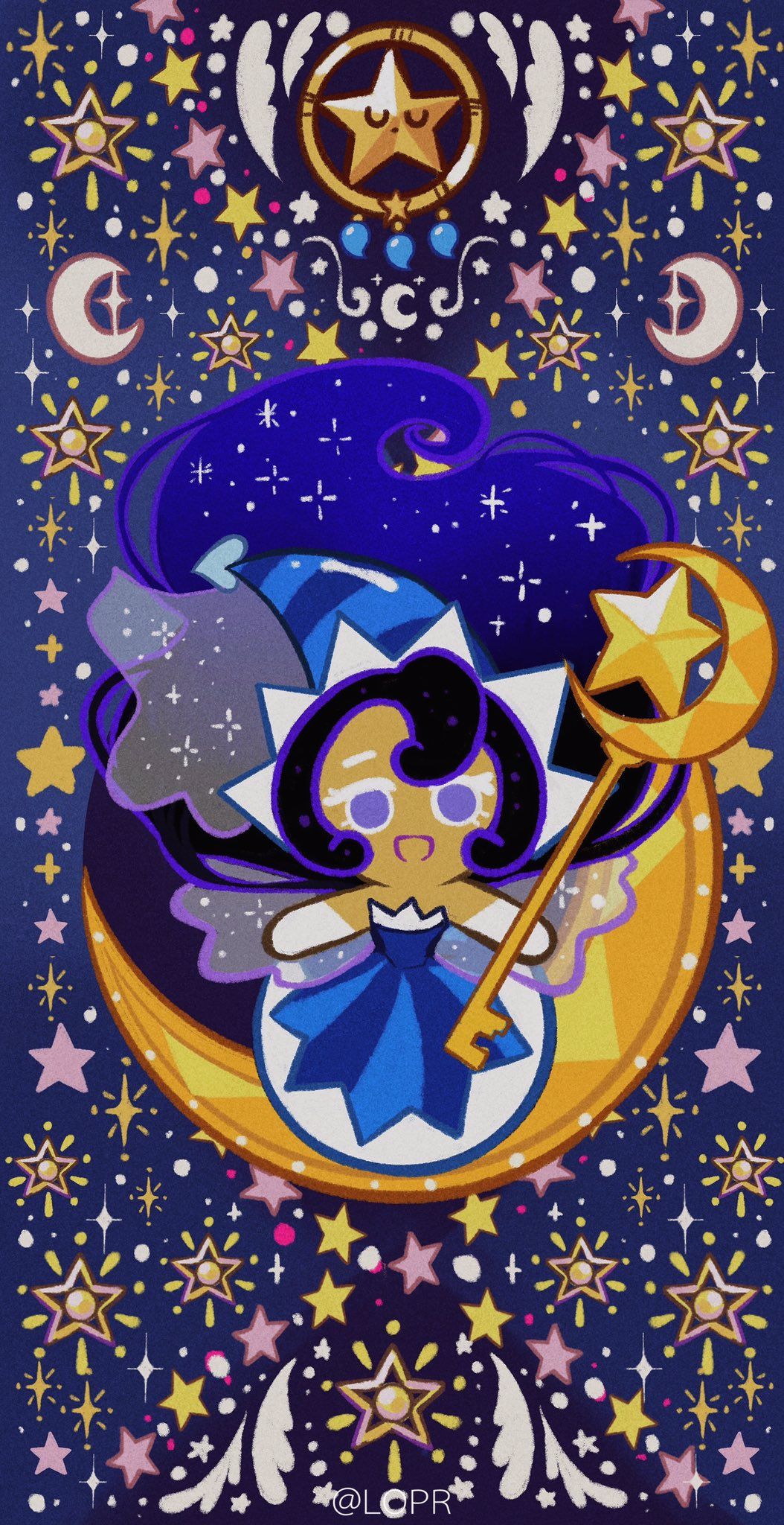 1054x2048 Moonlight Cookie Run by Loprna Anime Image Board