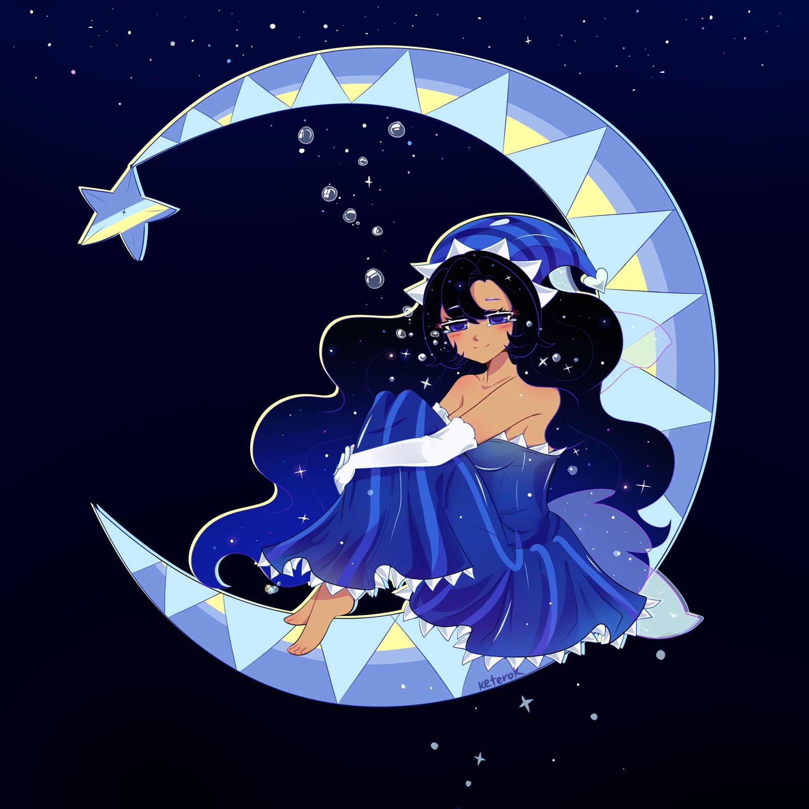 1600x1600 Moonlight Cookie Run by Keterok Anime Image Board