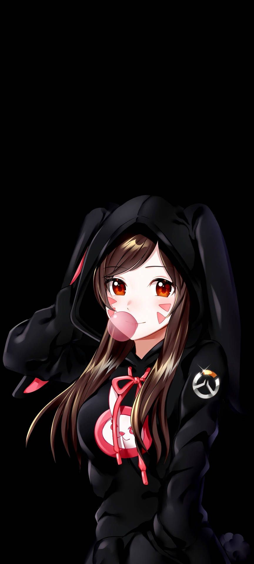 864x1920 Anime Girl Amoled Wallpaper