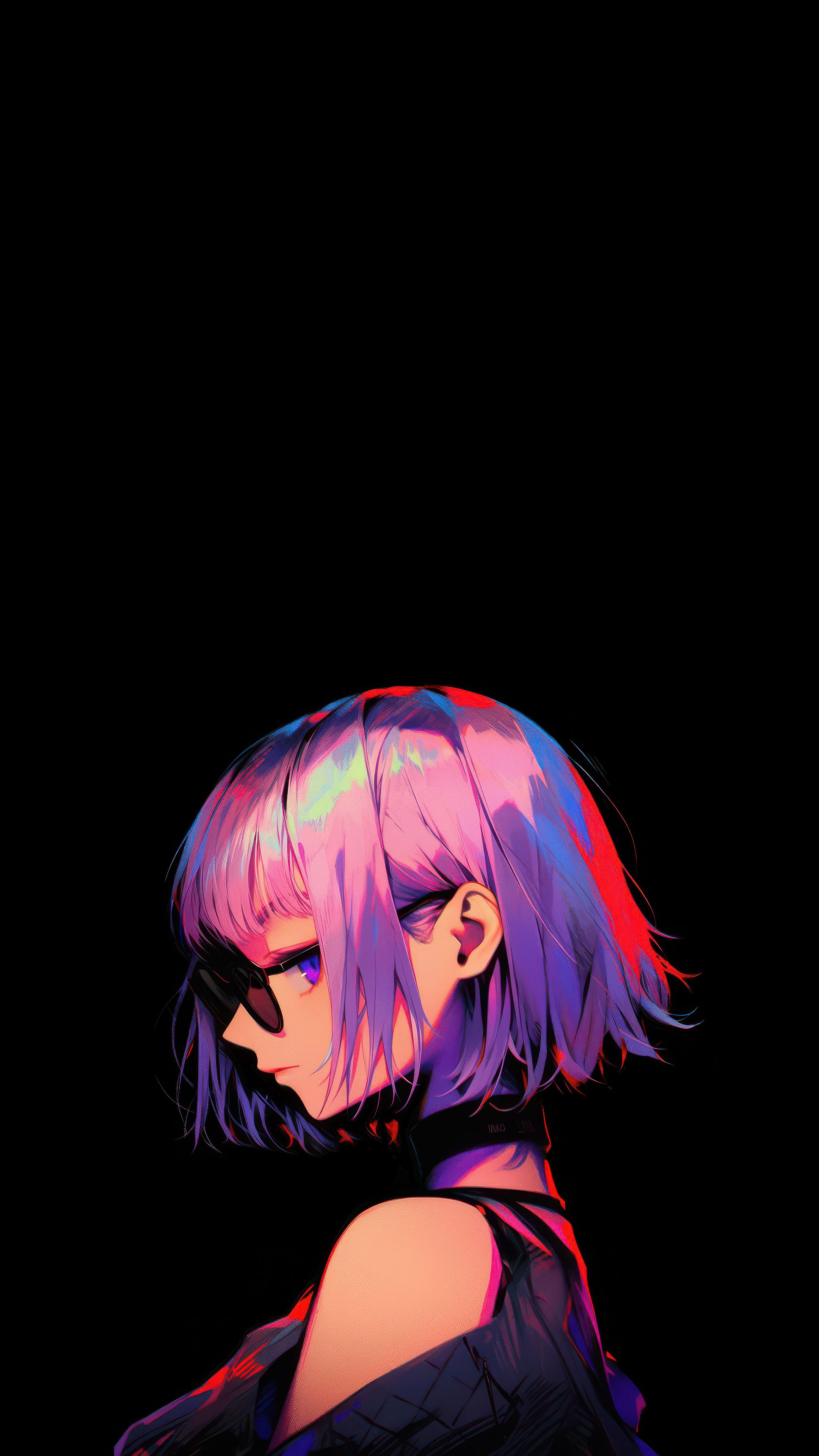 2160x3840 Anime Girl Short Hair Oled Sony Xperia X, XZ, Z5 Premium , HD 4k Wallpaper, Image, Background, Photos and Picture