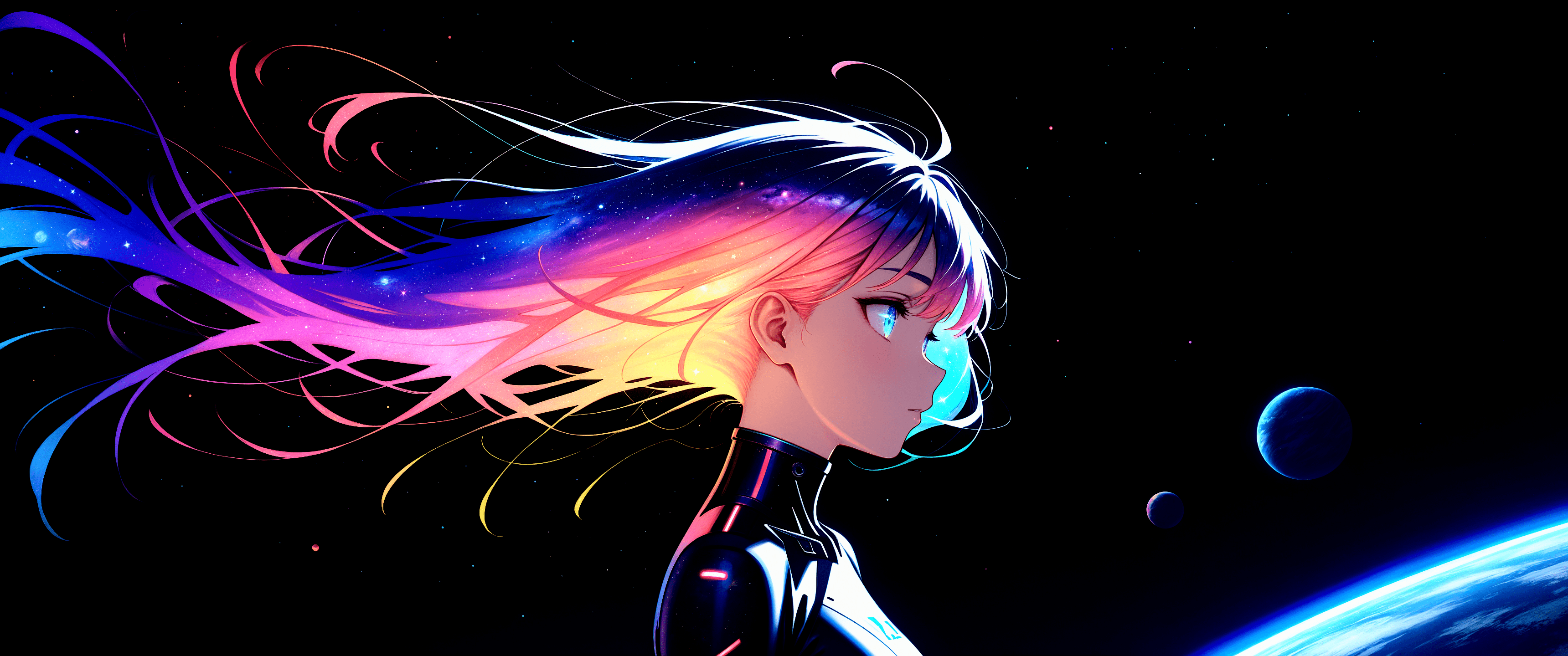 3440x1440 Colorful Space Anime HDR [3440x1440]