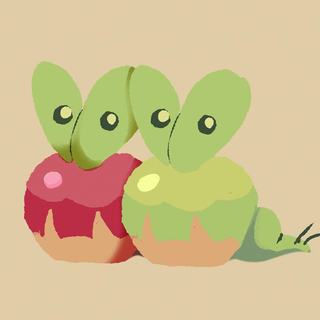 1080x1080 Applin Fan Art Applin Fanart I Drew R Pokemon