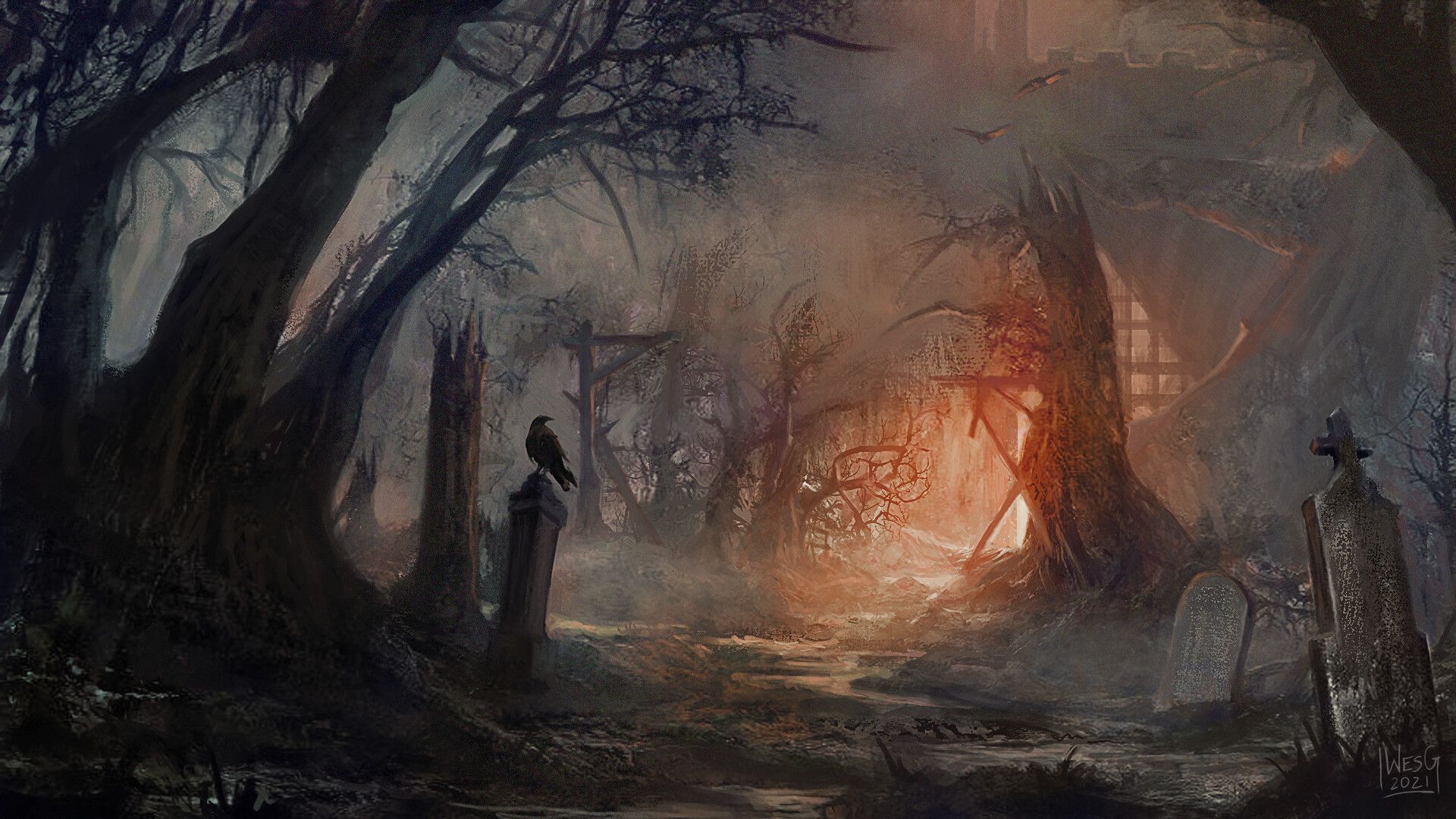 1920x1080 Swamp (MTG Portfolio Series)