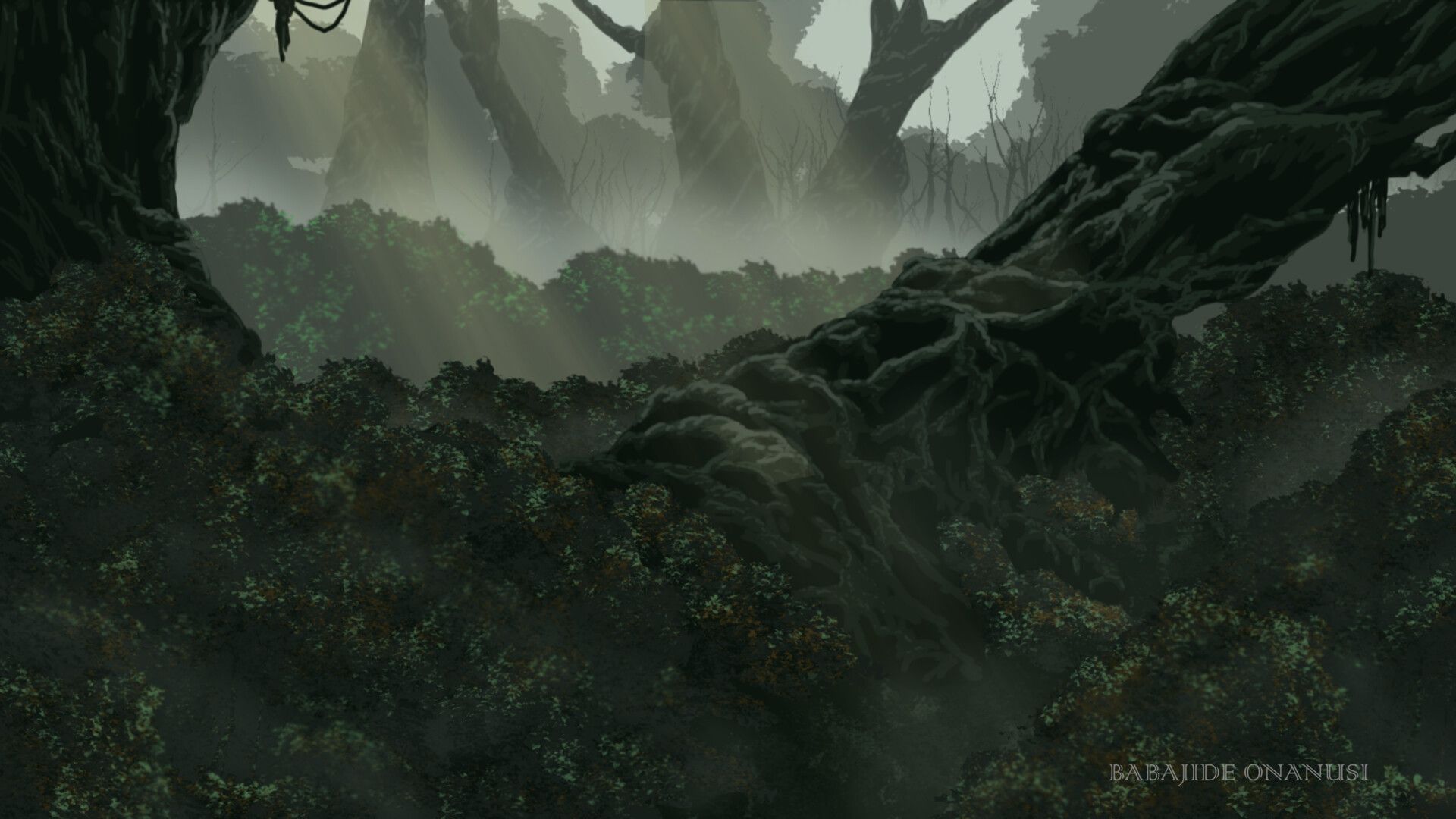 1920x1080 Dark Swamp Concept Art 02