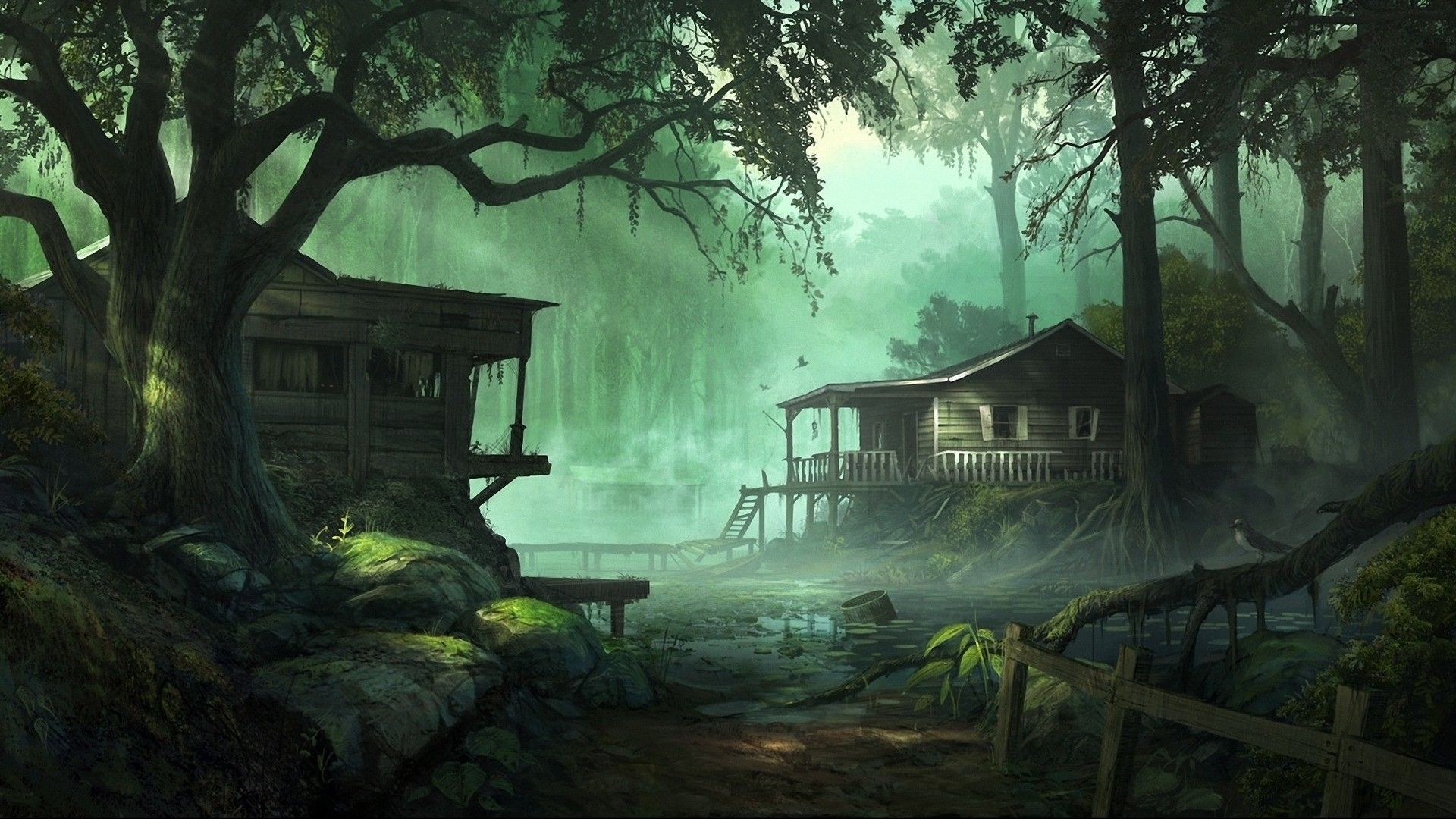 1920x1080 Swamp Wallpaper For Desktop
