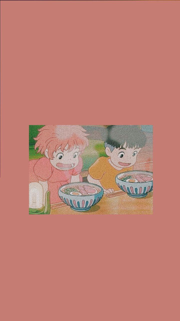 720x1280 ponyo wallpaper (by me) enjoy ✨