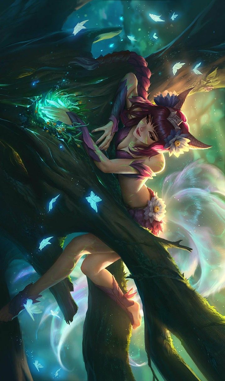 717x1215 Ahri lol fanart. Elderwood ahri, Ahri wallpaper iphone, Kitsune