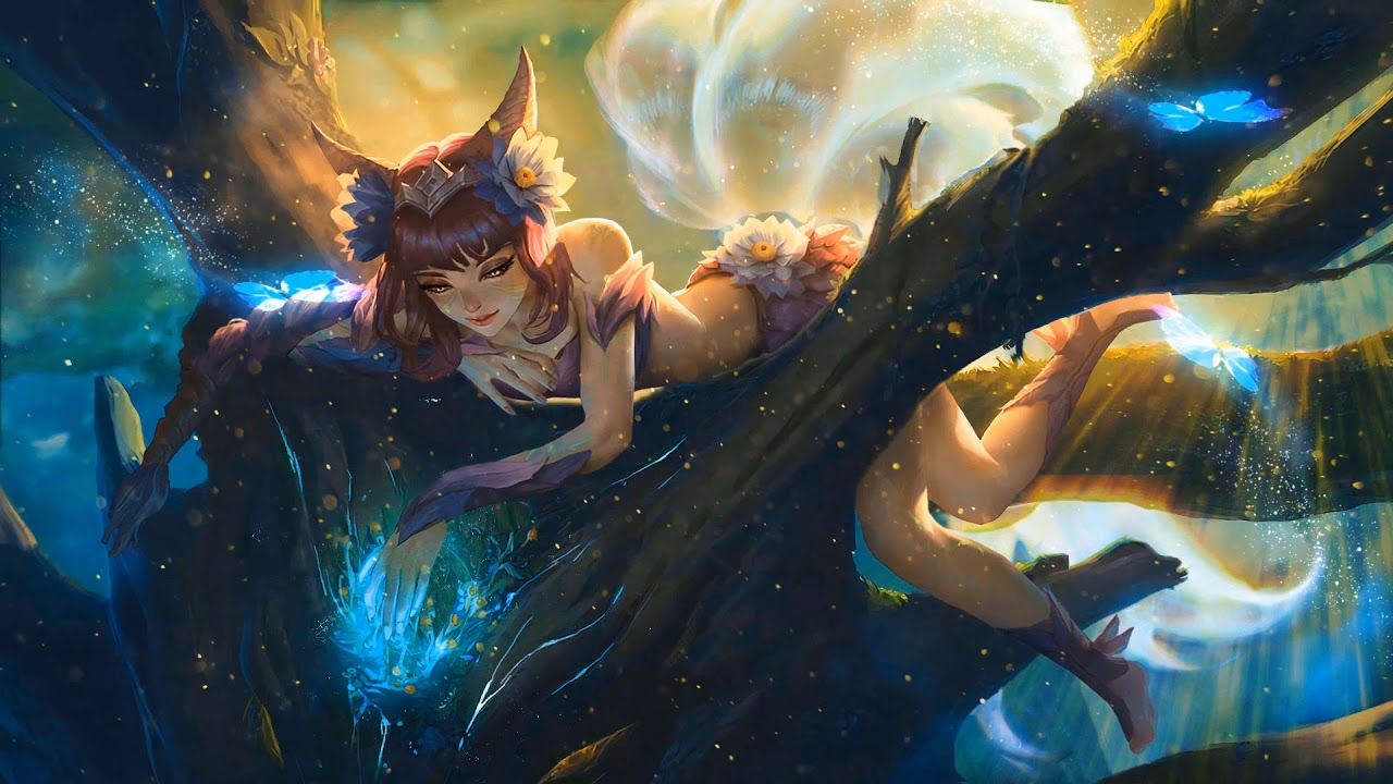 1280x720 Elderwood Ahri. Login Screen [League Of Legends]