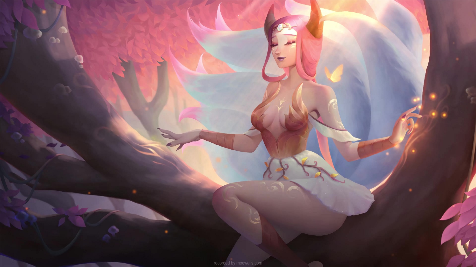 1920x1080 Prestige Elderwood Ahri League Of Legends Live Wallpaper