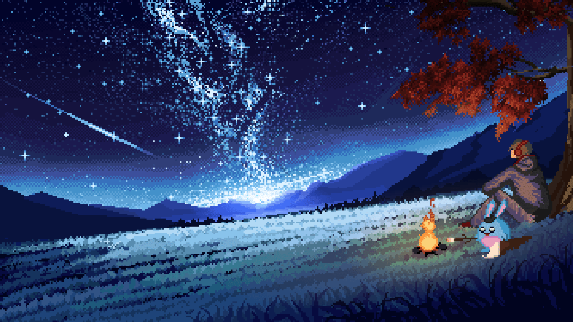 1920x1080 FOR HIRE: PIXEL ART BACKGROUNDS ENVIRONMENTAL. PROMO ART. STREAM SCREENS, GAME BACKGROUNDS, CAPSULE ART, AND MORE!