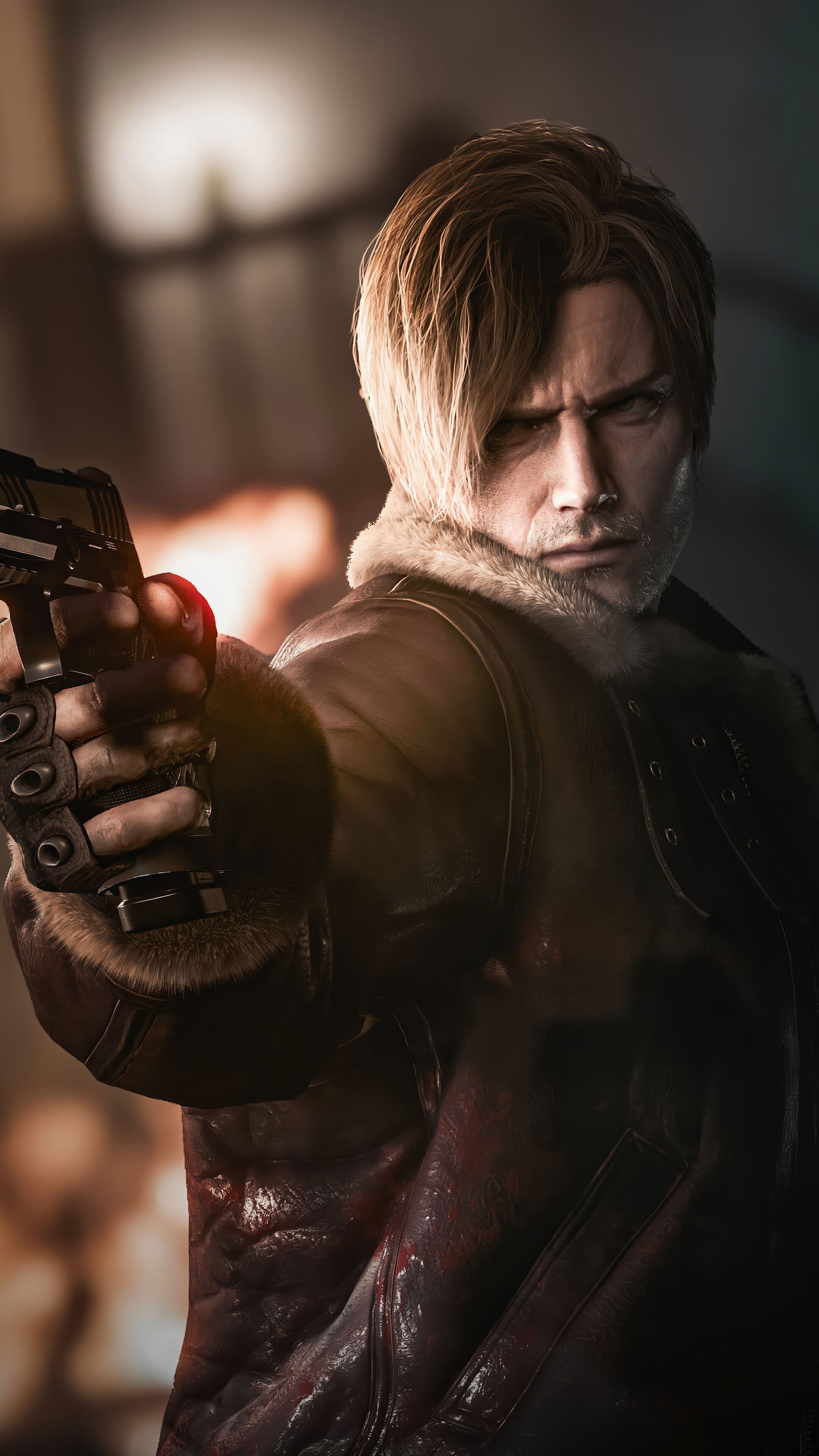 2160x3840 Leon S. Kennedy 4K Wallpaper Phone iPhone RE9 n