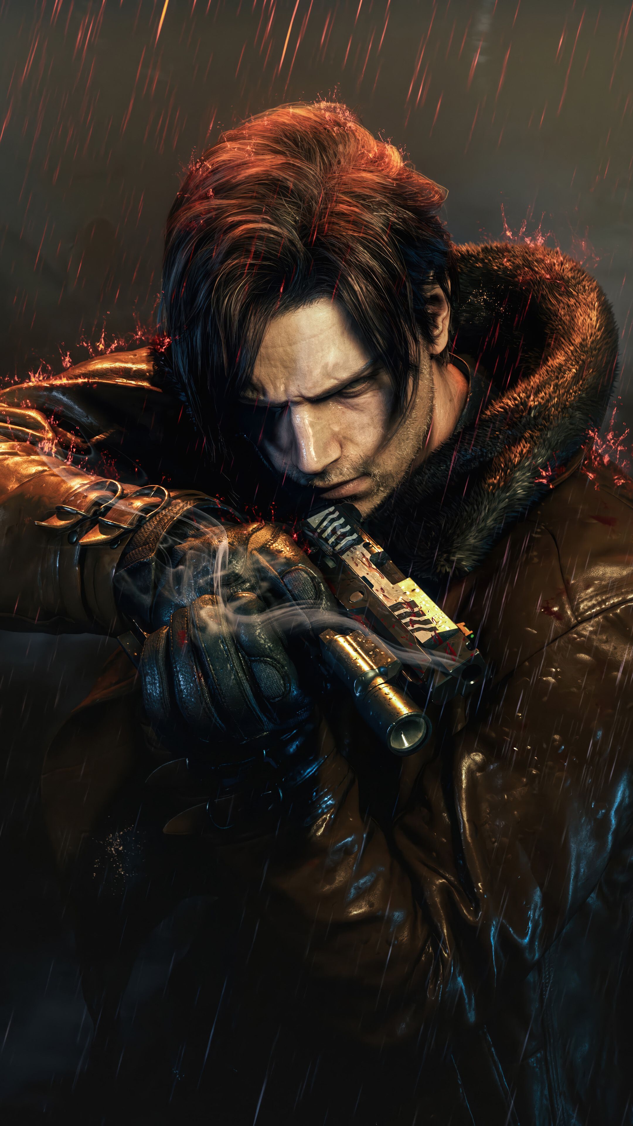 2160x3840 RE9 Leon Gun 4K Wallpaper PC HD
