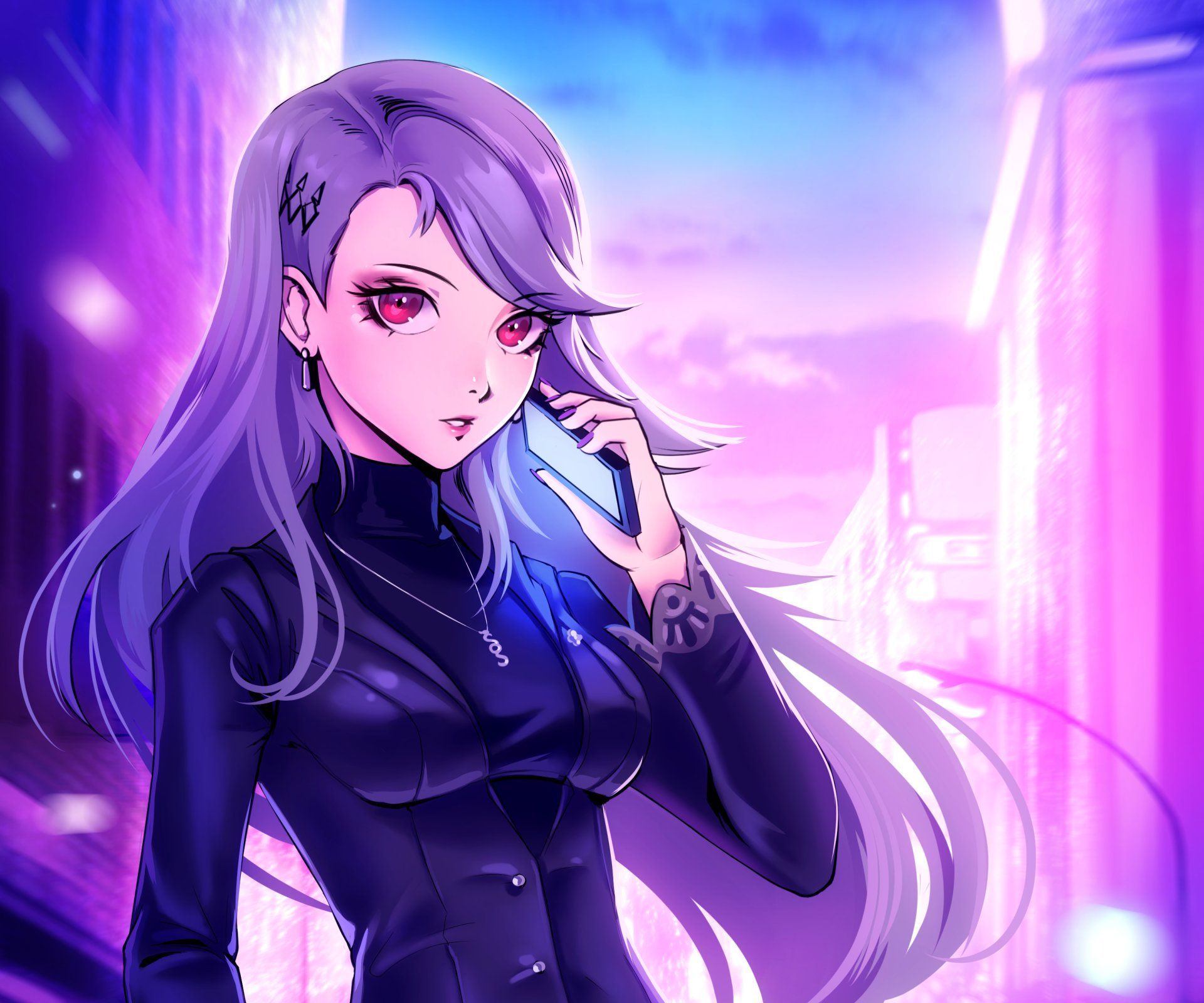 1920x1600 Download Sae Niijima Video Game Persona 5 HD Wallpaperx2500