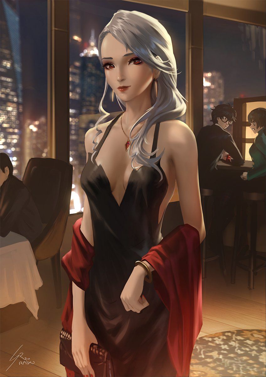 848x1200 Sae Niijima in her dress