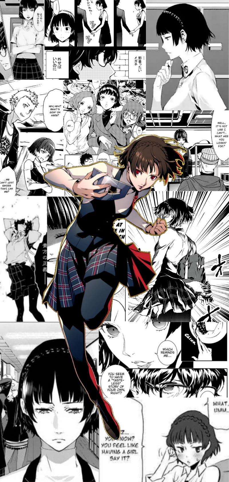 800x1680 Makoto Niijima, aesthetic, anime, manga, persona HD phone wallpaper