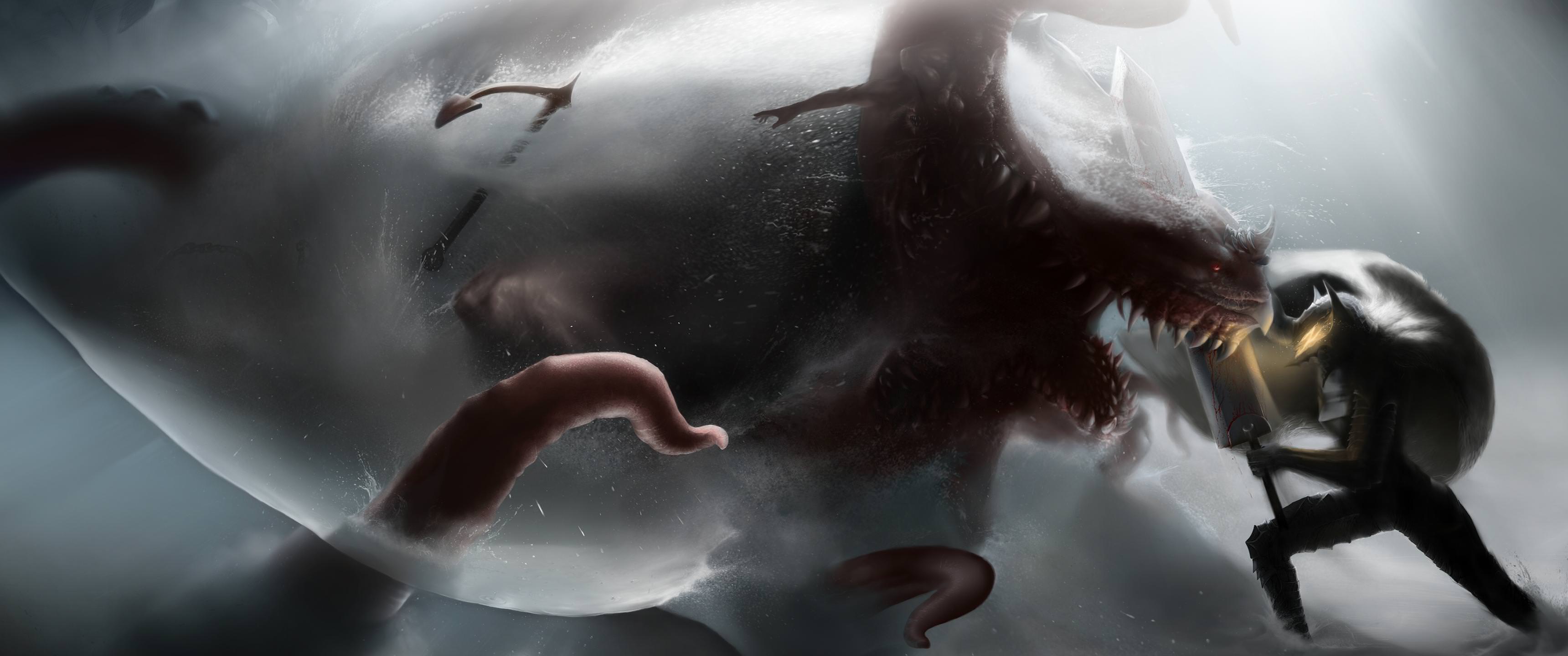 3440x1440 Berserk: Abyssal Apostle 2K Quad HD Wallpaperx1440