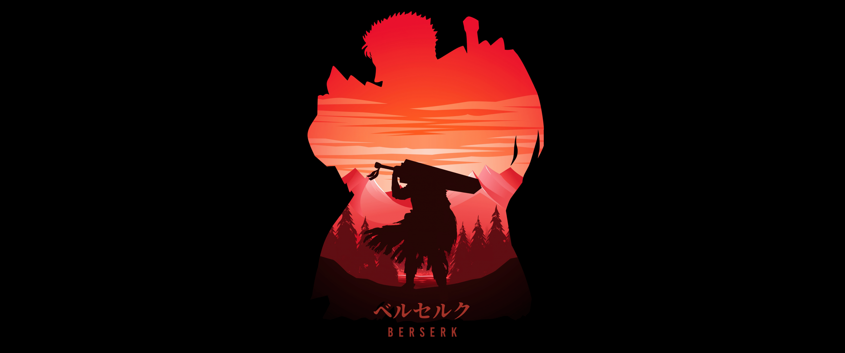 3440x1440 Guts in Berserker 8K Wallpaper