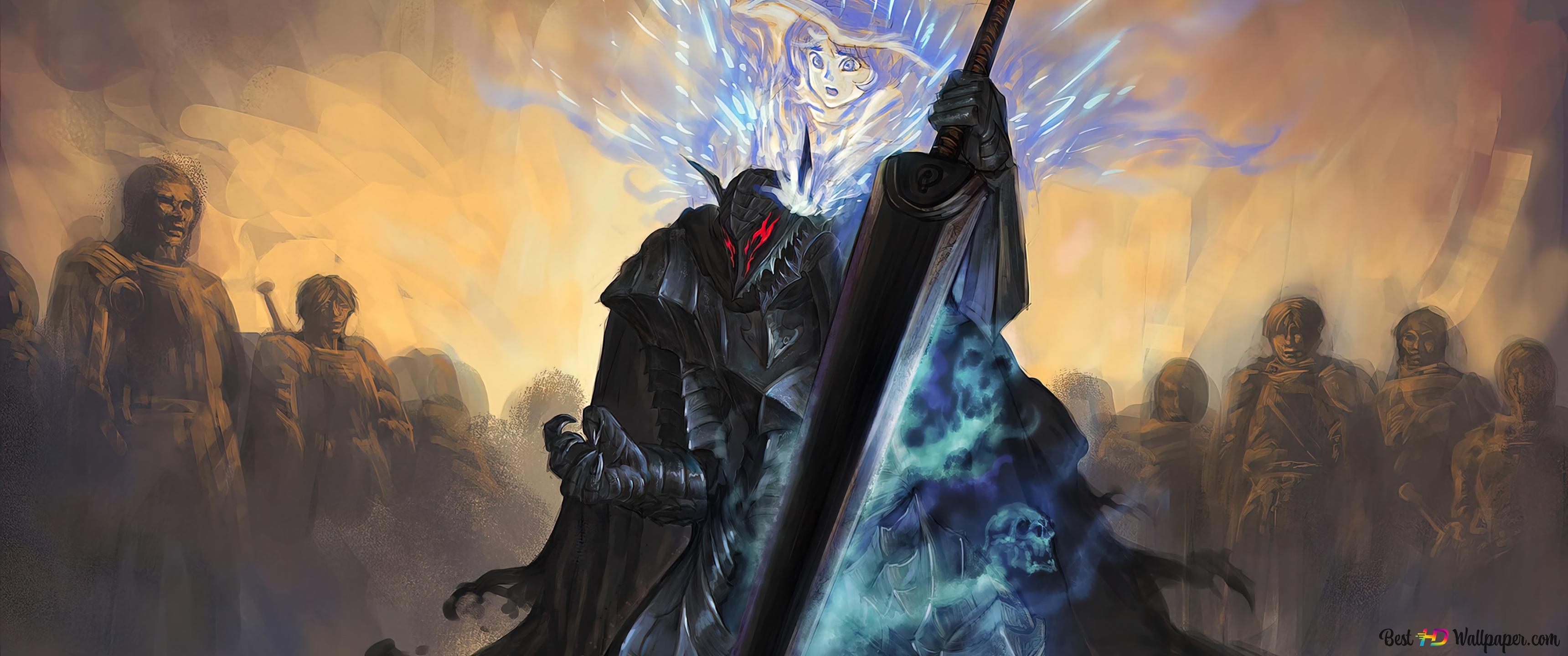 3440x1440 Berserk : Guts 4K wallpaper download