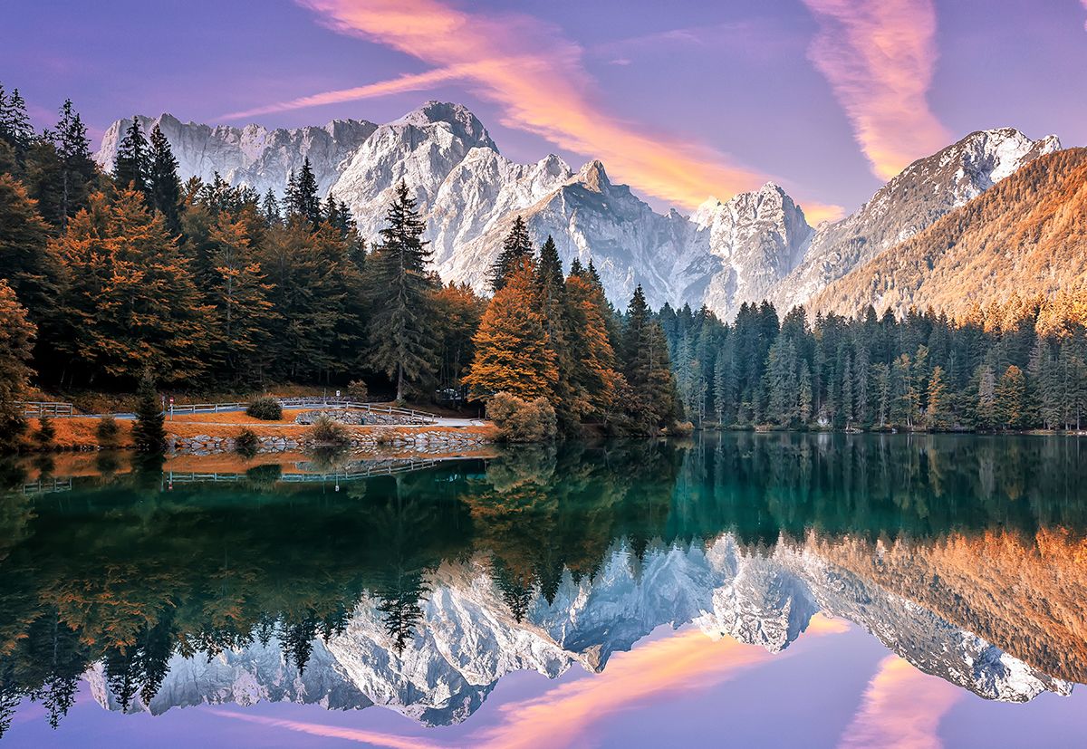 1200x827 Snowy Mountain and Trees, Forest Wallpaper for Walls®