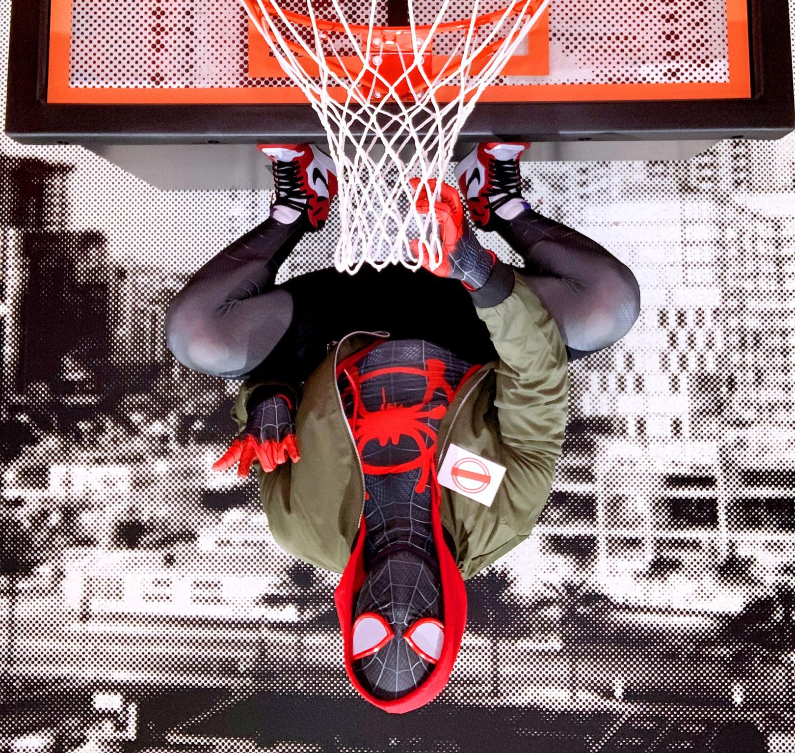 1620x1533 Basketball Wallpaper Basket Miles Morales Spiderman Play Basketball