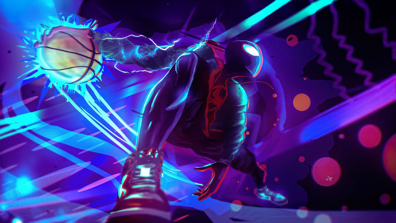 1366x768 Miles Morales Ballin Laptop HD , HD 4k Wallpaper, Image, Background, Photos and Picture