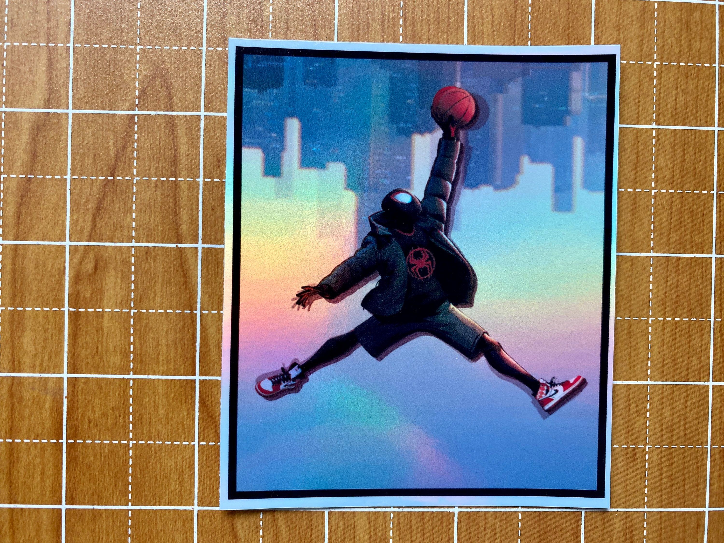 3000x2250 Spider Man Miles Morales Jumpman Sticker