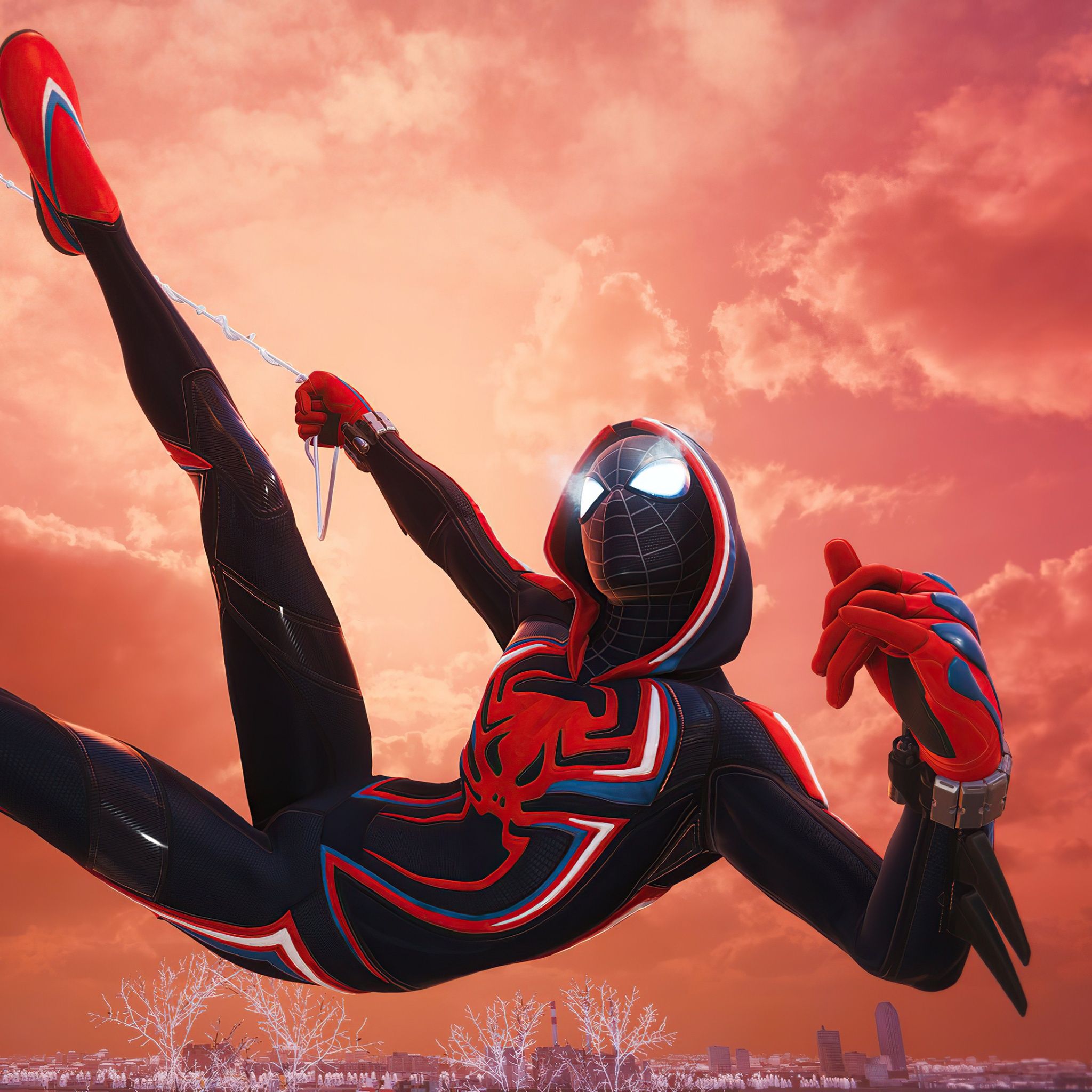 2048x2048 Marvel's Spider Man: Miles Morales Wallpaper 4K, PlayStation 4