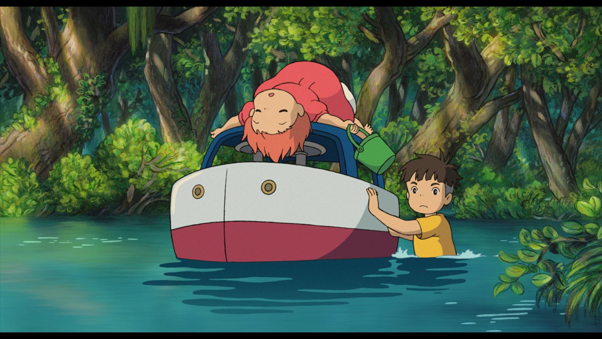 1920x1080 Ponyo On The Cliff Wallpaper