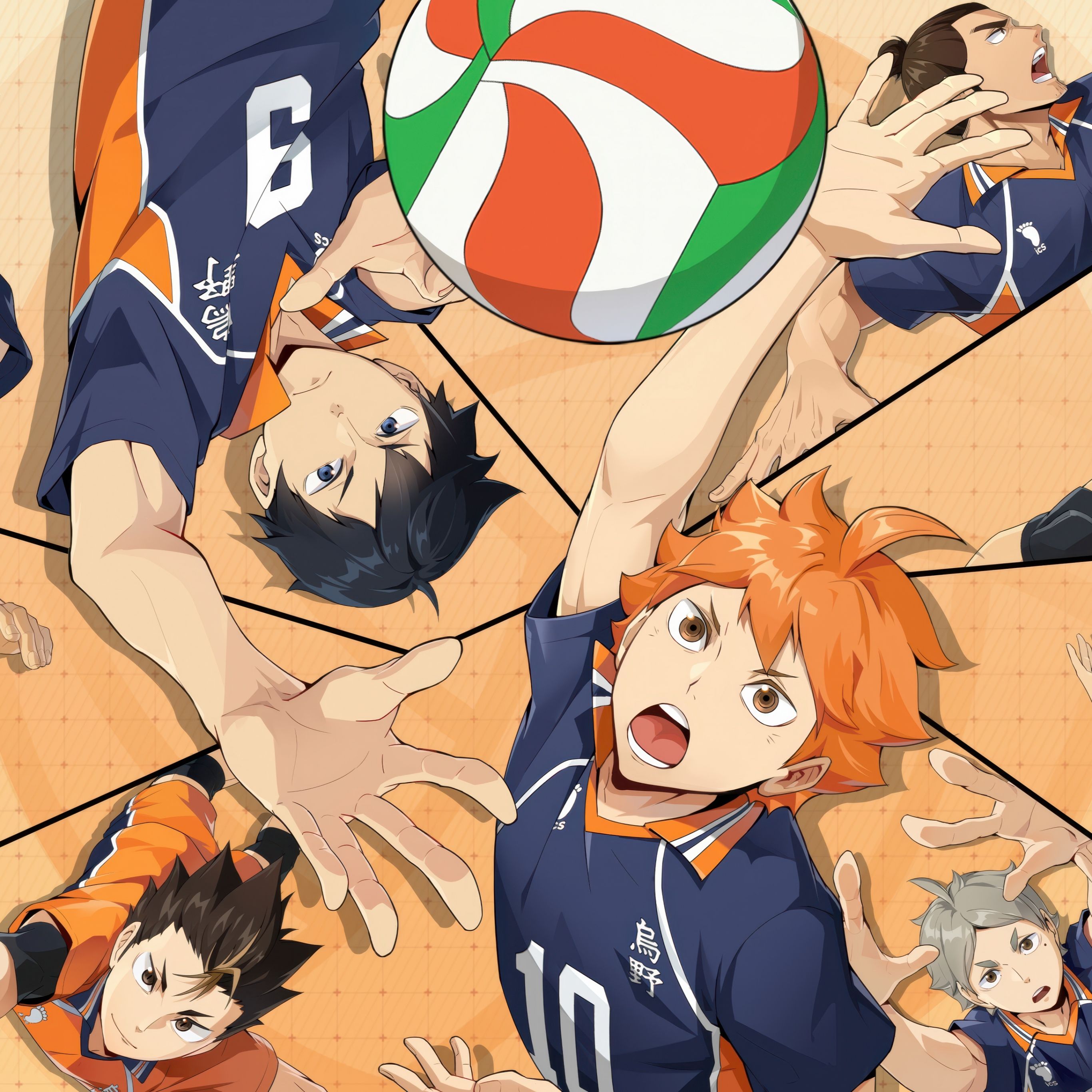 2732x2732 Haikyuu: FLY HIGH Wallpaper 4K, Ultrawide, Shoyo Hinata, 5K