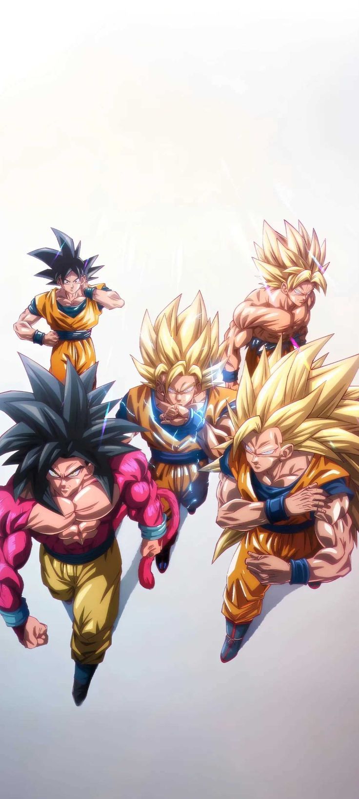 736x1636 Dragon ball wallpaper 3 people. Group wallpaper for 5 dragon ball, Anime canvas painting, Z