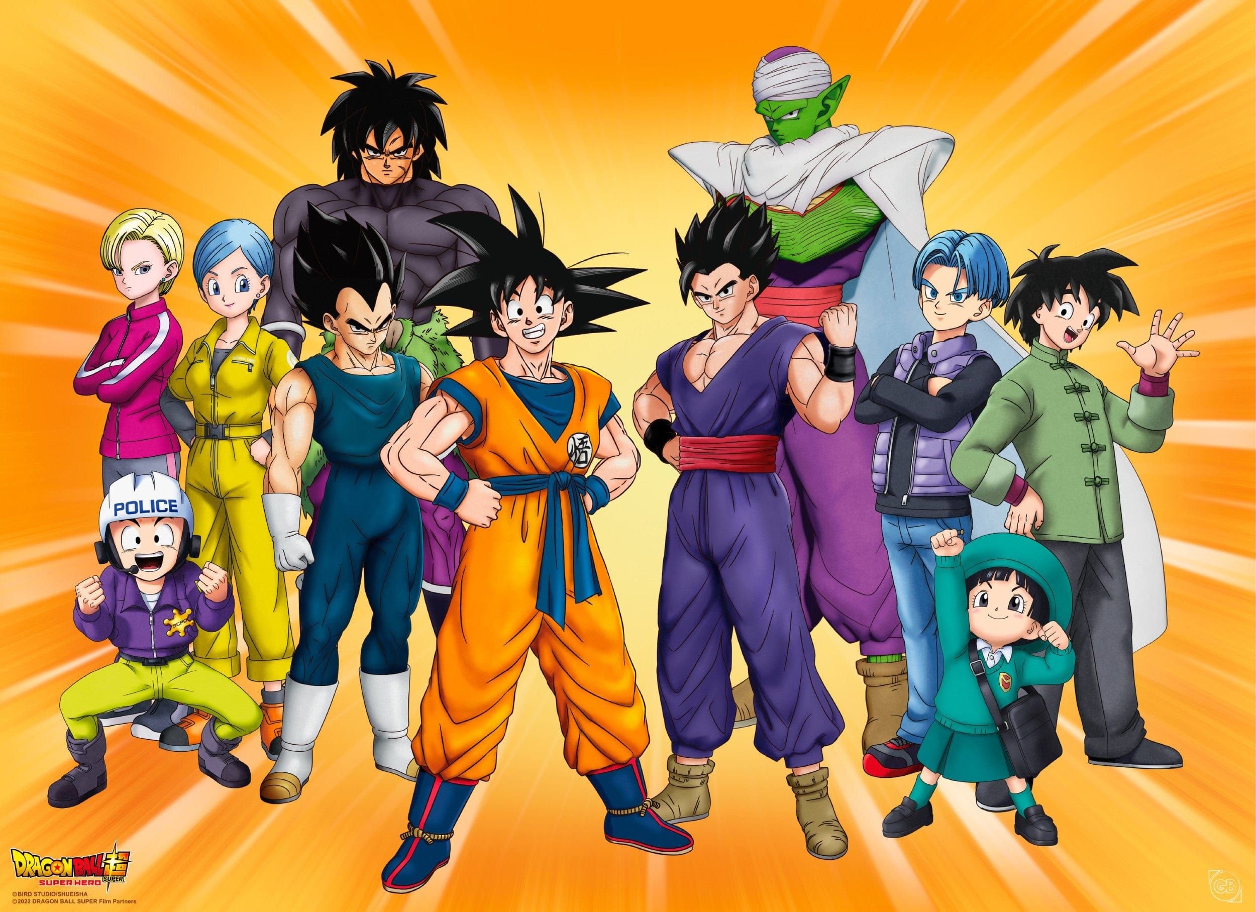 2500x1815 Poster Dragon Ball Hero Goku's group 52x38cm