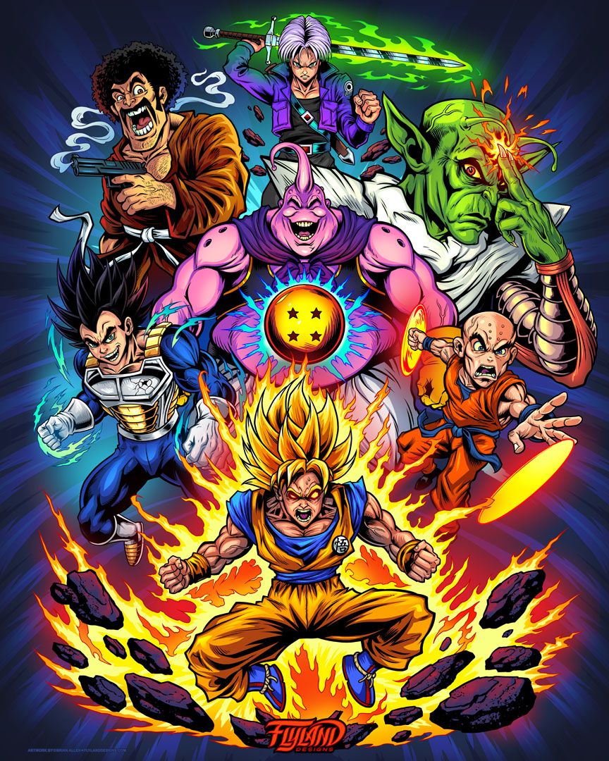 864x1080 Dragon Ball Z Heroes Reimagined