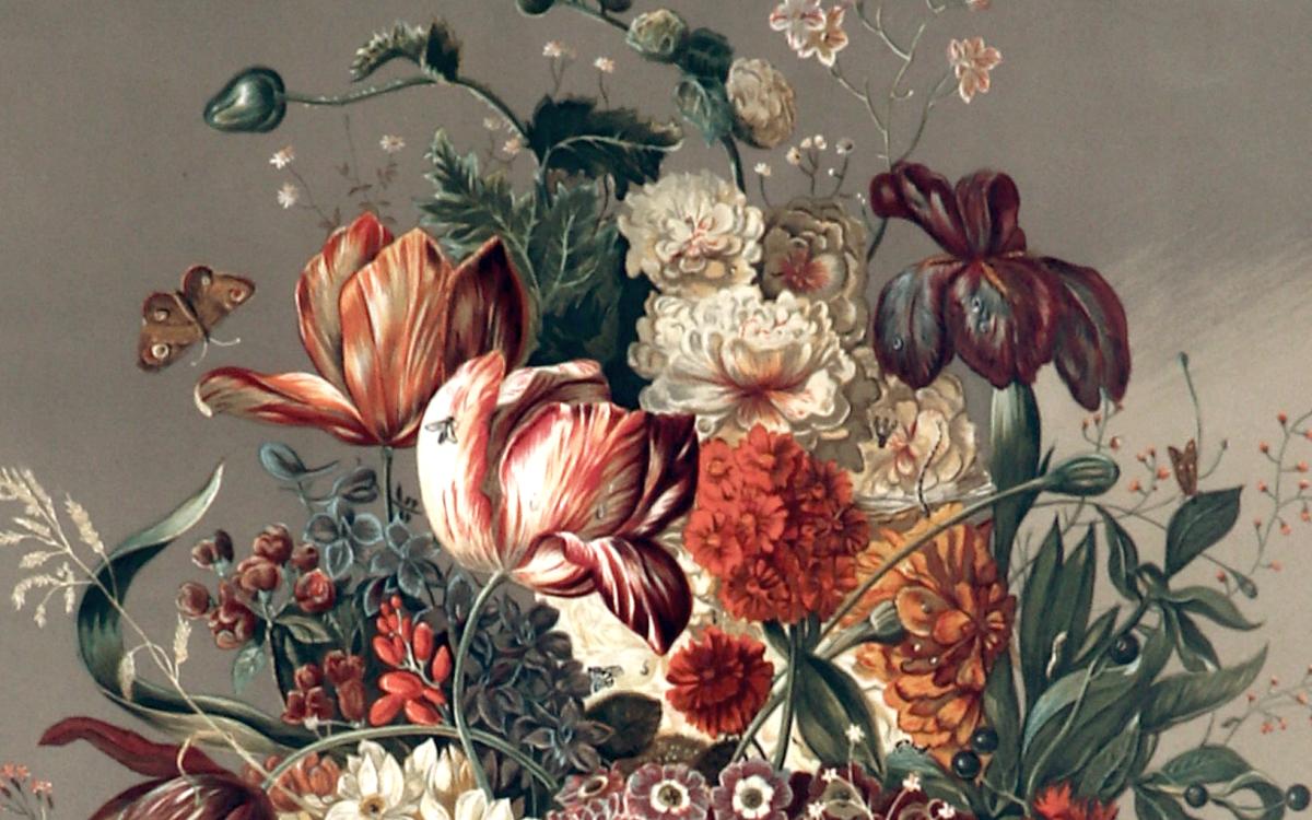 1200x750 Botanical Print after the Austrian painter, Joseph Nigg