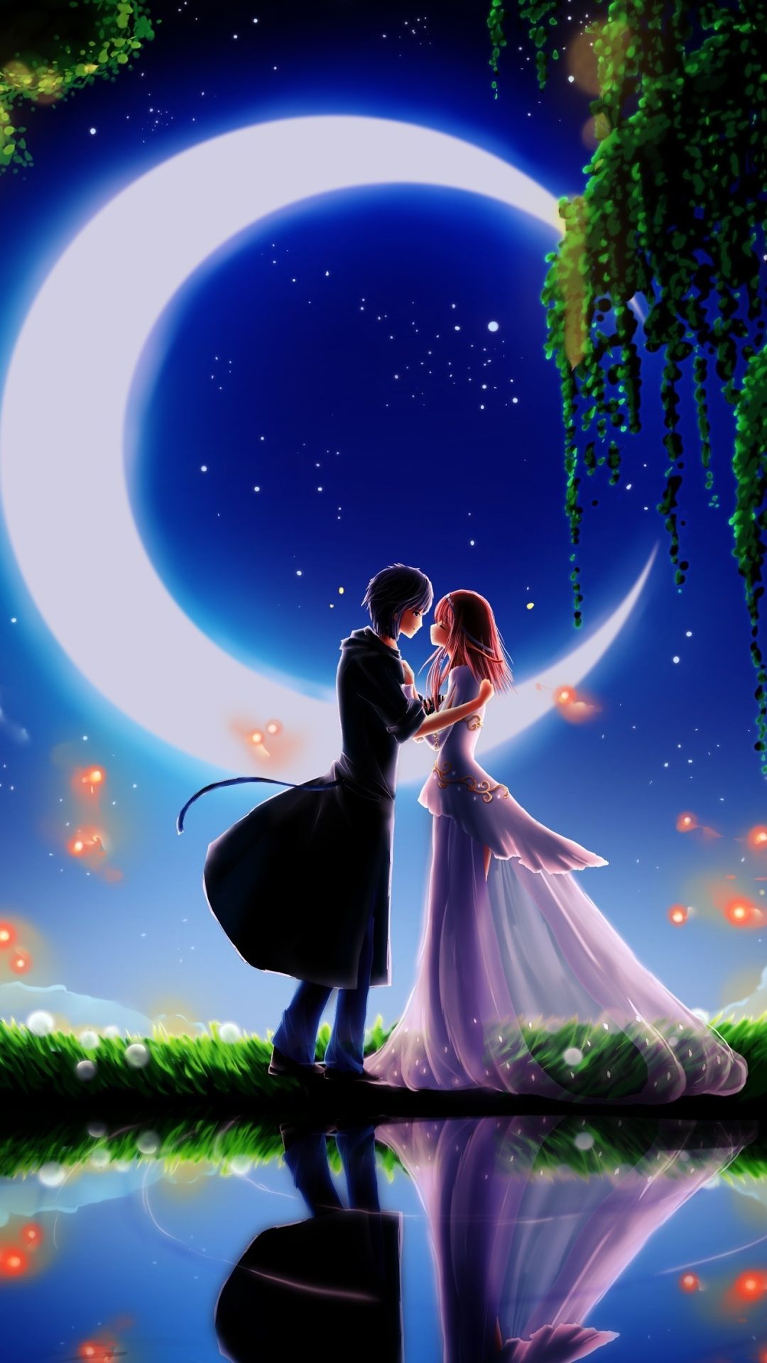 1080x1920 Phone wallpaper: Romantic, Love, Anime 1221949