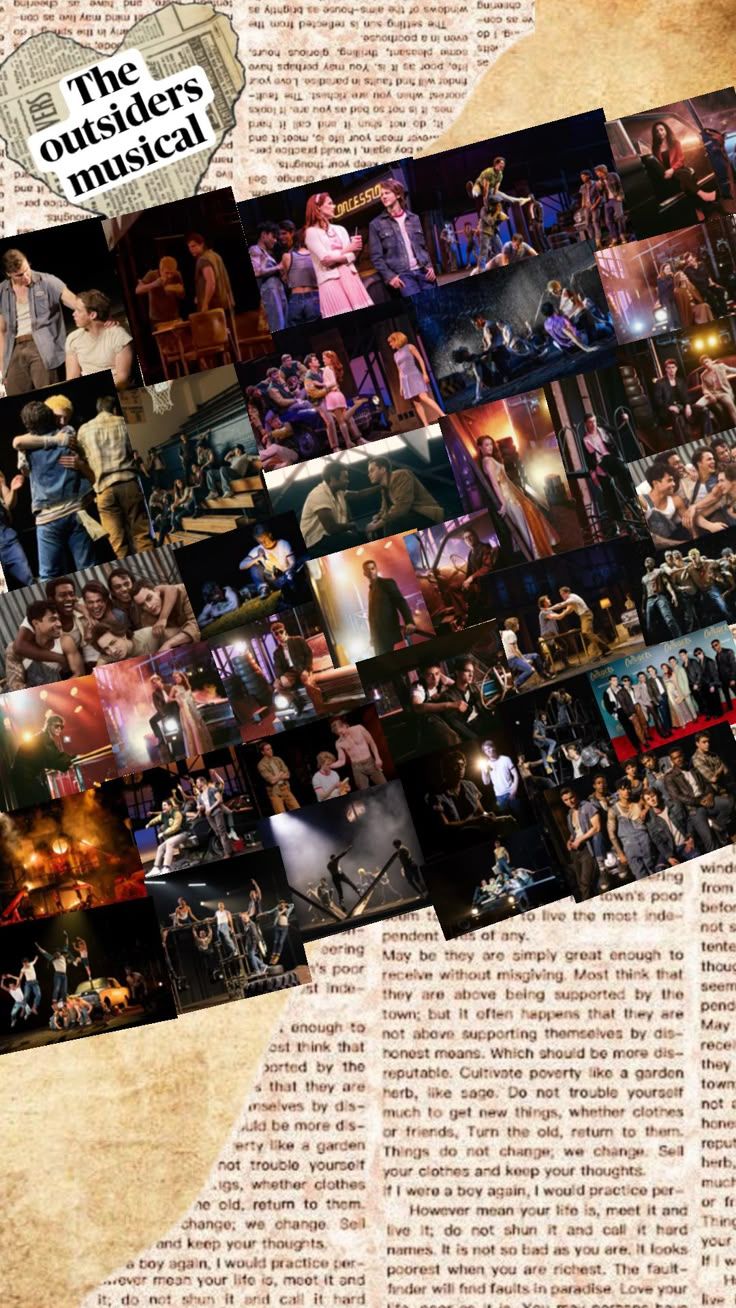 736x1308 Musical wallpaper. Paradise love, Stay gold ponyboy, The outsiders musical