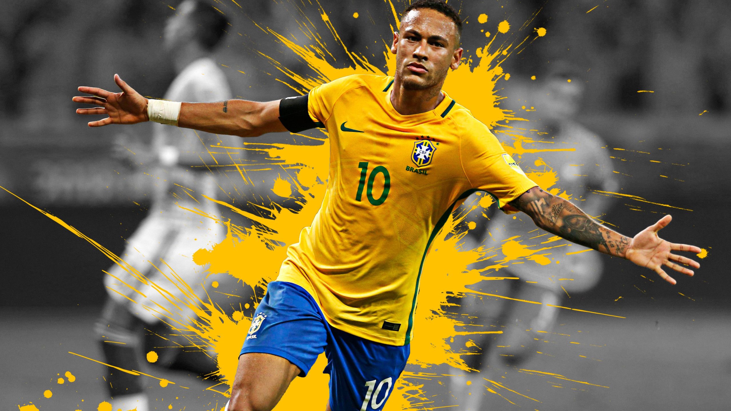 2560x1440 Neymar Wallpaper 3840x2400 58915